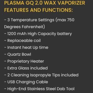 Plasma GQ 2.0 Wax Vape Pen - Image 4