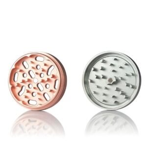 Alternative view of 4pc Solid Body Grinder *Rose Gold* 2.5 inch